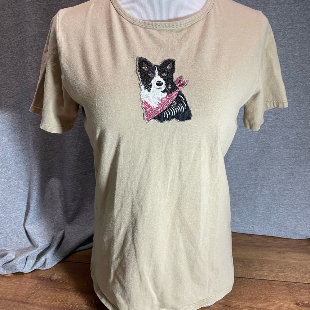 Bit & Bridle Tan and Black Dog Clothing